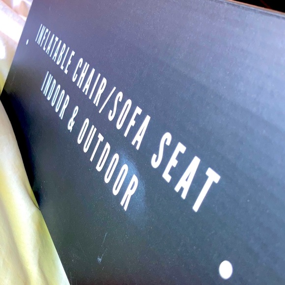 INEW NFLATABLE CHAIR/SOFA SEAT FOR INDOOR OR OUTDOOR FUN! NIB - Picture 9 of 11